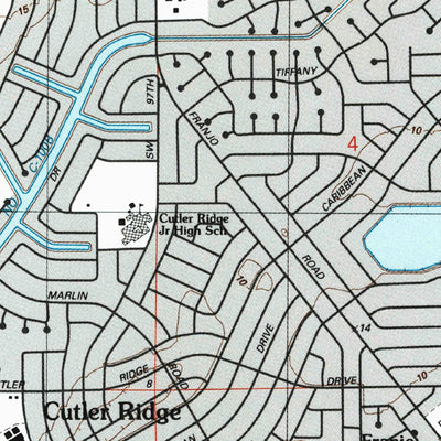 United States Geological Survey Perrine, FL (1988, 24000-Scale) digital map