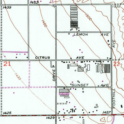 United States Geological Survey Perris, CA (1967, 24000-Scale) digital map