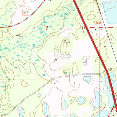 United States Geological Survey Perry, FL (1955, 24000-Scale) digital map
