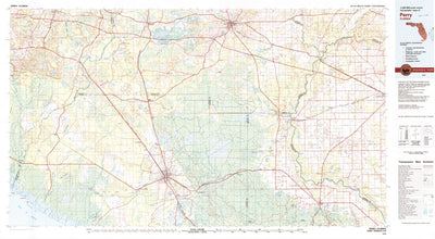 United States Geological Survey Perry, FL (1979, 100000-Scale) digital map