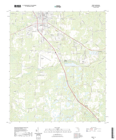 United States Geological Survey Perry, FL (2021, 24000-Scale) digital map