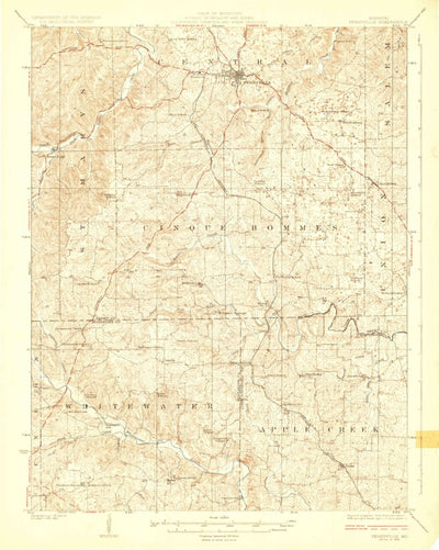 United States Geological Survey Perry, MO (1924, 62500-Scale) digital map