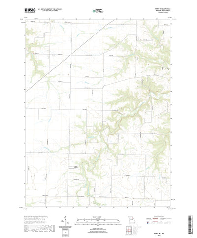 United States Geological Survey Perry NE, MO (2021, 24000-Scale) digital map