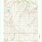 United States Geological Survey Perry NW, OK (1972, 24000-Scale) digital map