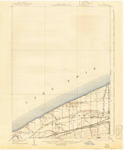 United States Geological Survey Perry, OH (1905, 62500-Scale) digital map