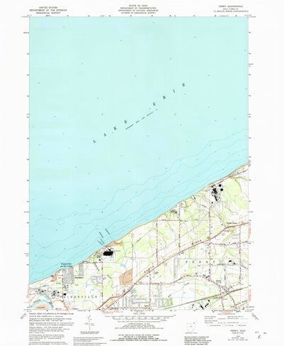 United States Geological Survey Perry, OH (1960, 24000-Scale) digital map