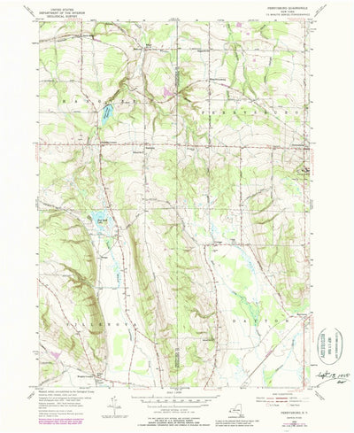 United States Geological Survey Perrysburg, NY (1954, 24000-Scale) digital map
