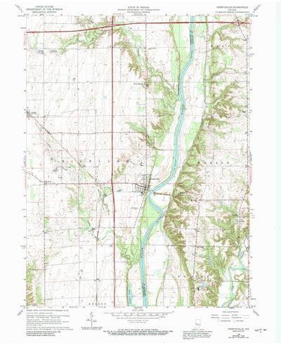 United States Geological Survey Perrysville, IN (1964, 24000-Scale) digital map