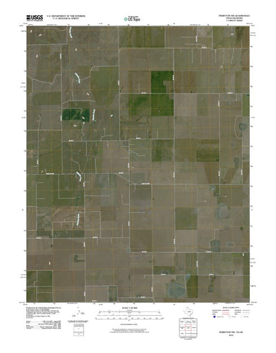 United States Geological Survey Perryton NW, TX-OK (2010, 24000-Scale) digital map