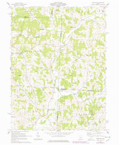United States Geological Survey Perryton, OH (1962, 24000-Scale) digital map