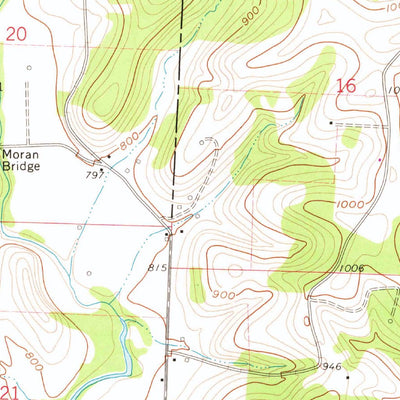United States Geological Survey Perryton, OH (1962, 24000-Scale) digital map