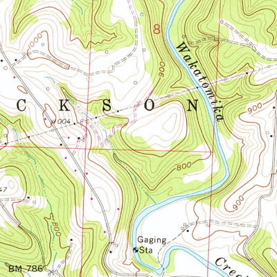 United States Geological Survey Perryton, OH (1962, 24000-Scale) digital map