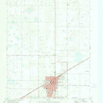 United States Geological Survey Perryton, TX-OK (1973, 24000-Scale) digital map