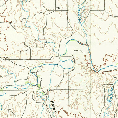 United States Geological Survey Perryton, TX-OK (1986, 100000-Scale) digital map