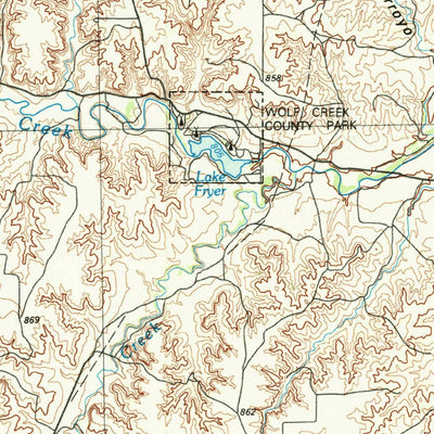 United States Geological Survey Perryton, TX-OK (1986, 100000-Scale) digital map