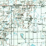 United States Geological Survey Perryton, TX-OK-KS (1954, 250000-Scale) digital map