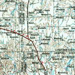 United States Geological Survey Perryton, TX-OK-KS (1954, 250000-Scale) digital map