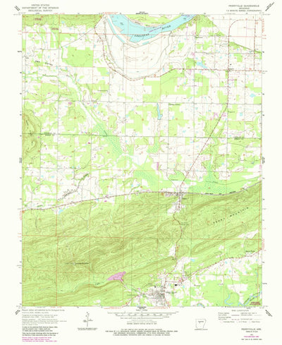 United States Geological Survey Perryville, AR (1961, 24000-Scale) digital map
