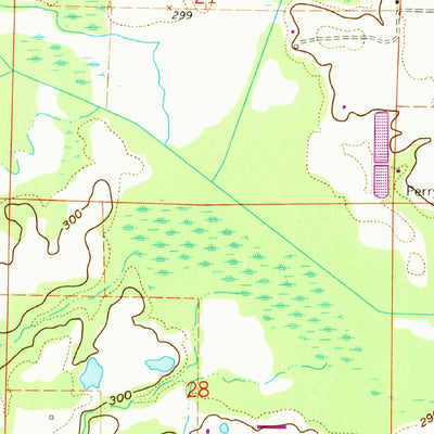 United States Geological Survey Perryville, AR (1961, 24000-Scale) digital map