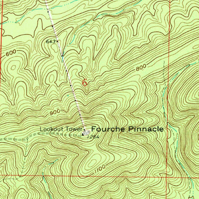 United States Geological Survey Perryville, AR (1961, 24000-Scale) digital map
