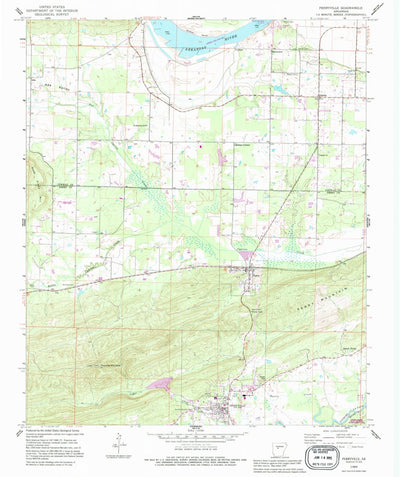 United States Geological Survey Perryville, AZ (1989, 24000-Scale) digital map