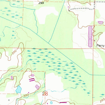 United States Geological Survey Perryville, AZ (1989, 24000-Scale) digital map