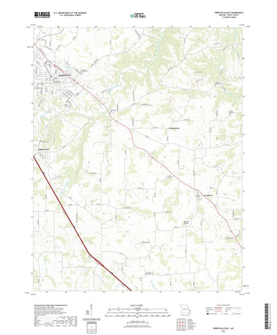 United States Geological Survey Perryville East, MO (2021, 24000-Scale) digital map