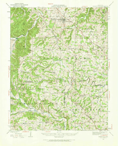 United States Geological Survey Perryville, MO (1923, 62500-Scale) digital map