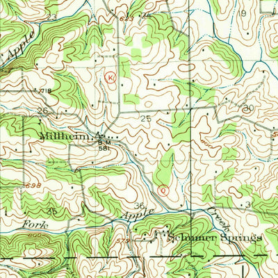 United States Geological Survey Perryville, MO (1923, 62500-Scale) digital map