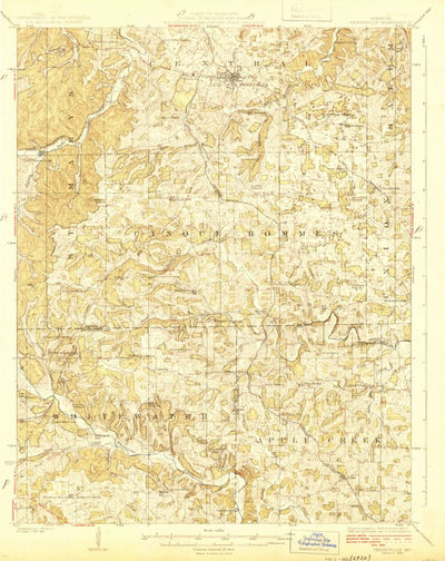 United States Geological Survey Perryville, MO (1924, 62500-Scale) digital map