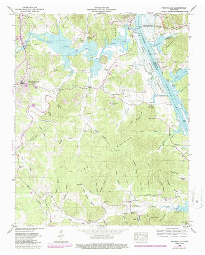 United States Geological Survey Perryville, TN (1949, 24000-Scale) digital map