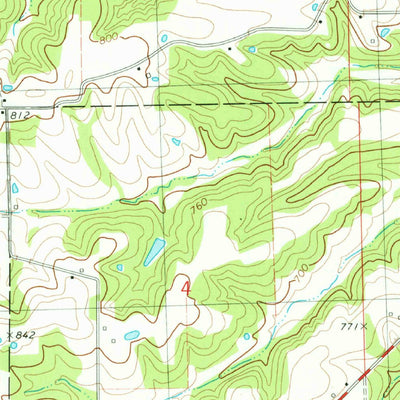 United States Geological Survey Perryville West, MO (1980, 24000-Scale) digital map