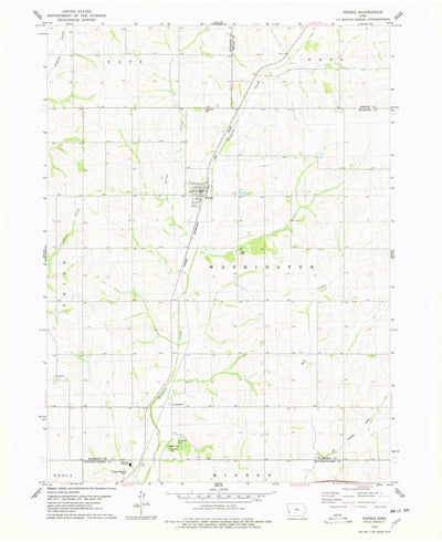 United States Geological Survey Persia, IA (1978, 24000-Scale) digital map