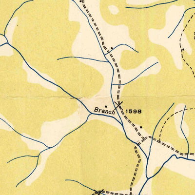 United States Geological Survey Persimmon Creek, NC (1934, 24000-Scale) digital map