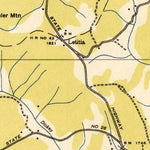 United States Geological Survey Persimmon Creek, NC (1934, 24000-Scale) digital map