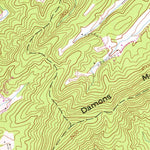 United States Geological Survey Persimmon Creek, NC (1957, 24000-Scale) digital map