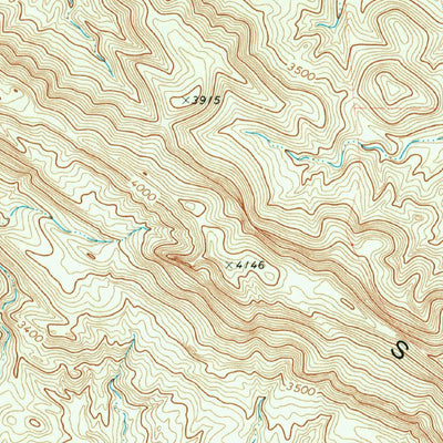 United States Geological Survey Persimmon Gap, TX (1971, 24000-Scale) digital map