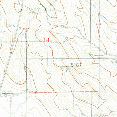United States Geological Survey Persson Draw, WY (1984, 24000-Scale) digital map