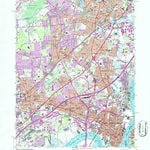 United States Geological Survey Perth Amboy, NJ-NY (1956, 24000-Scale) digital map