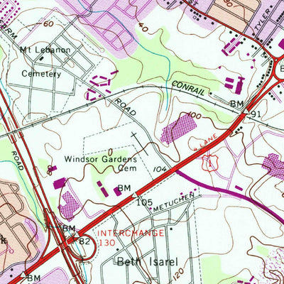 United States Geological Survey Perth Amboy, NJ-NY (1956, 24000-Scale) digital map