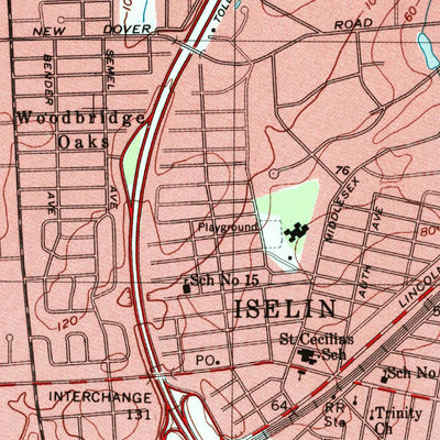 United States Geological Survey Perth Amboy, NJ-NY (1995, 24000-Scale) digital map
