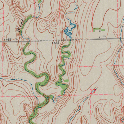 United States Geological Survey Perth, KS (1971, 24000-Scale) digital map