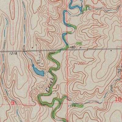 United States Geological Survey Perth, KS (1971, 24000-Scale) digital map