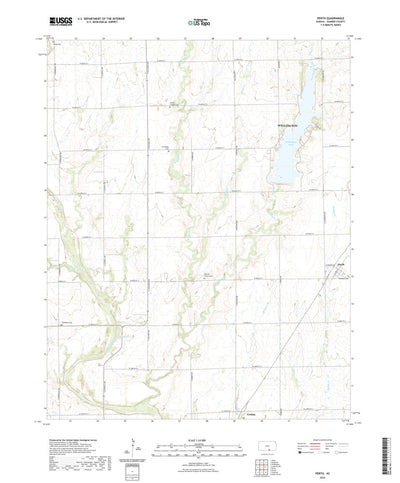 United States Geological Survey Perth, KS (2022, 24000-Scale) digital map