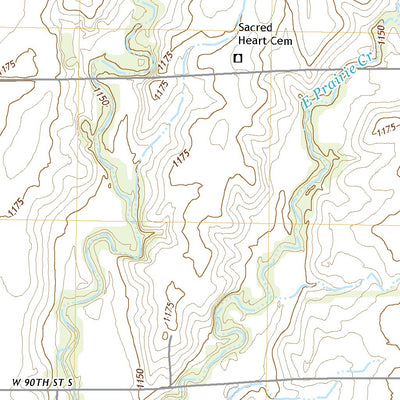 United States Geological Survey Perth, KS (2022, 24000-Scale) digital map