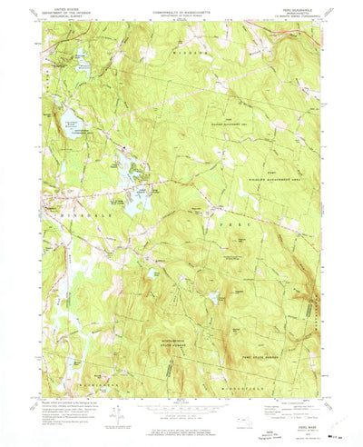 United States Geological Survey Peru, MA (1973, 24000-Scale) digital map