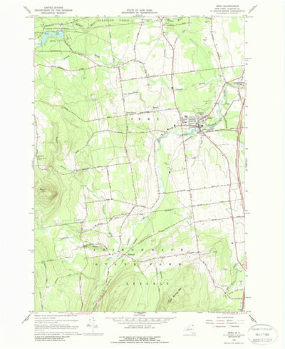 United States Geological Survey Peru, NY (1966, 24000-Scale) digital map