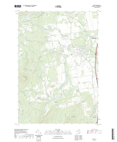 United States Geological Survey Peru, NY (2023, 24000-Scale) digital map