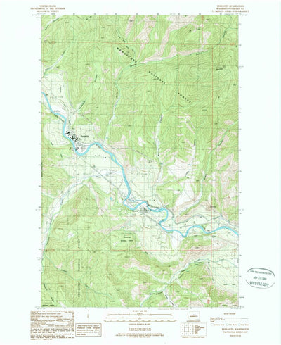 United States Geological Survey Peshastin, WA (1989, 24000-Scale) digital map