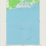 United States Geological Survey Peshtigo Harbor, WI (1974, 24000-Scale) digital map